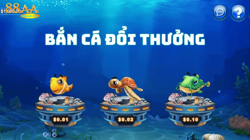 Bắn cá đổi thưởng tại 88aa