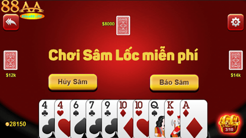 Các tính năng hấp dẫn của sâm lốc online 88aa.